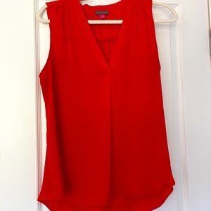 Vince Camuto women's red sleeveless blouse, size M